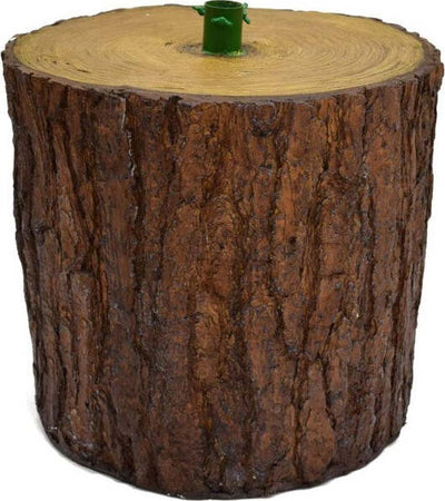 Base-Tronco-Supporto-Piede-Per-Albero-Di-Natale-In-Legno-40x29cm-Innesto-34cm