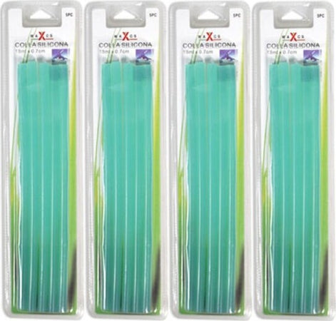 Bastoncini-Colla-20-Pz-Per-Pistola-A-Caldo-Incollatrice-Verde-Stick-18-X-0,7-Cm