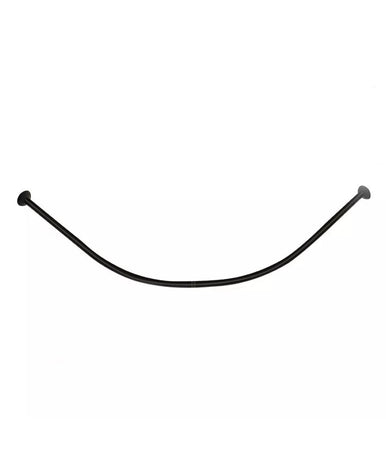 Bastone Asta Per Tenda Doccia Barra Curva Angolare Nera 90x90cm Universale 87236