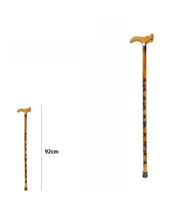 Bastone Da Passeggio Per Anziani Disabili In Legno Lunghezza 92 Cm 65547
