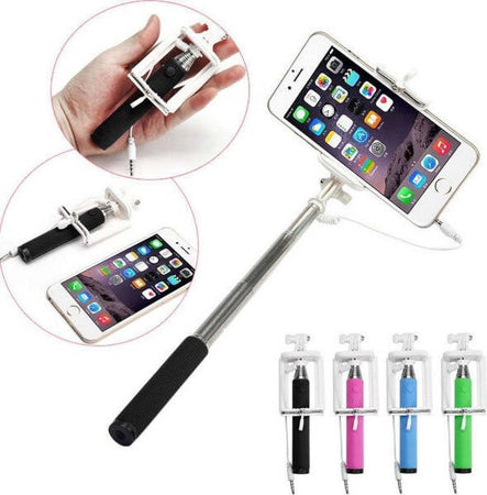 Bastone Supporto Mini Monopod Asta Allungabile Smartphone Foto Selfie Pulsante Elettronica/Cellulari e accessori/Accessori/Accessori per foto e video/Bastoni Selfie Trade Shop italia - Napoli, Commerciovirtuoso.it