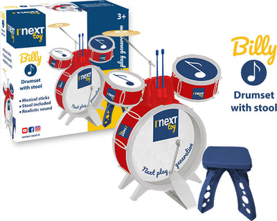 Batteria-4-elementi-con-sgabello-Billy-I'Next