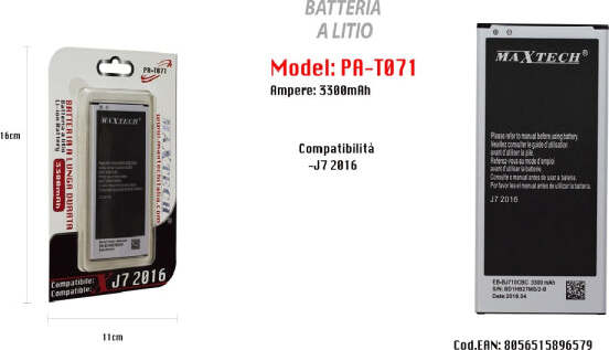 Batteria-A-Litio-Compatibile-Per-Samsung-Galaxy-J7-2016-3300mah-Maxtech-Pa-t071