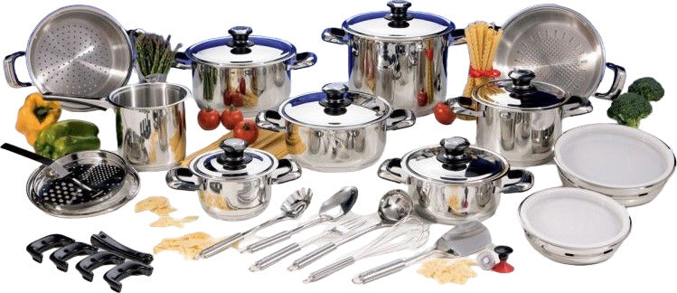 batteria di pentole 36pz acciaio inox 18/10 bavaria ottingher Casa e cucina/Pentole padelle e pirofile/Pentole e padelle/Set/Set di pentole e padelle Led Mall Home - Napoli, Commerciovirtuoso.it