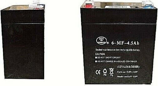 Batteria-Ermetica-Ricaricabile-6-mf-4.5ah-12v-Gruppo-Continuità-Giocattoli