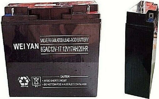 Batteria-Ermetica-Ricaricabile-6gac12v-17-12v-Gruppo-Continuità-Giocattoli
