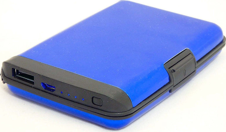 BATTERIA ESTERNA POWER BANK 2 IN 1 PORTA CARTE DI CREDITO TESSERA IN ALLUMINIO  Trade Shop italia - Napoli, Commerciovirtuoso.it