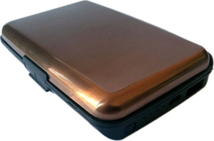 BATTERIA ESTERNA POWER BANK 2 IN 1 PORTA CARTE DI CREDITO TESSERA IN ALLUMINIO  Trade Shop italia - Napoli, Commerciovirtuoso.it