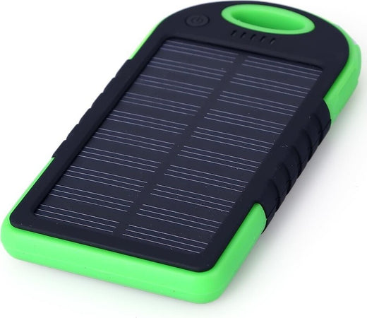BATTERIA ESTERNA POWERBANK SOLARE 5000mAh CARICATORE SMARTPHONE TABLET GANCIO  Trade Shop italia - Napoli, Commerciovirtuoso.it