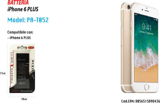 Batteria-Per-Iphone-6-Plus-2750mah-Batteria-Di-Ricambio-Smartphone-Maxtech-Pa-t052