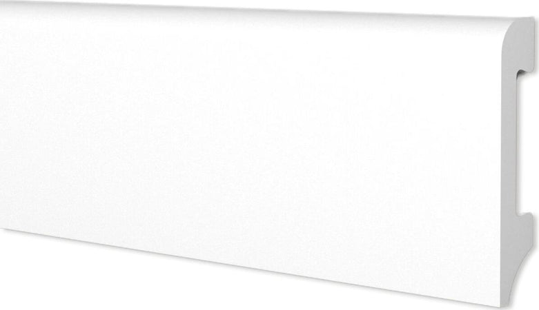 Battiscopa in duropolimero bianco 2000x75x14mm Fai da te/Prodotti per la costruzione/Materiali da costruzione/Pavimenti/Materiali per pavimenti/Battiscopa Led Mall Home - Napoli, Commerciovirtuoso.it