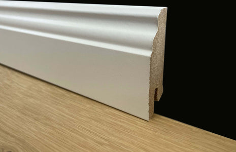 BATTISCOPA ZOCCOLINO DUCALE in FIBRA DI LEGNO COMPATTA 60X15 BIANCO Fai da te/Prodotti per la costruzione/Materiali da costruzione/Pavimenti/Materiali per pavimenti/Battiscopa Eternal Parquet - Ariano Irpino, Commerciovirtuoso.it