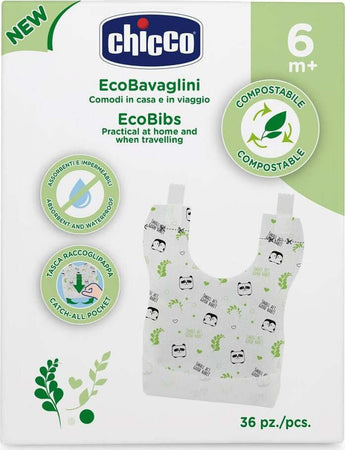 Bavaglino Chicco Monouso compostabile 36 pezzi Prima infanzia/Allattamento e pappa/Bavaglini/Bavaglini Scontolo.net - Potenza, Commerciovirtuoso.it