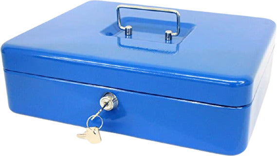 Bcalpe 305578 – Cassetta Portavalori In Acciaio Portatile per Banconote E Monete Blu 30x23.5x9 Cm Cancelleria e prodotti per ufficio/Archivio ufficio e accessori per scrivania/Casseforti portamonete e contabanconote/Piccole casseforti per contanti e assegni Liquidator Italia - Nicosia, Commerciovirtuoso.it