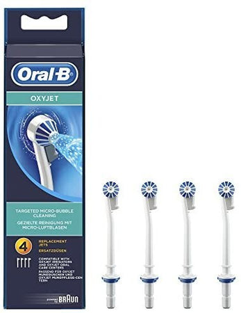 Beccucci di Ricambio ED17 MD17 Oxi Jet per Idropulsori Elettrici Oral-B (4 pz)