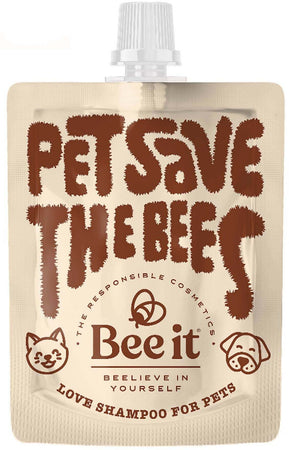 Bee It Shampoo Pet Per Cani & Gatti 250ml Ingredienti 100% Naturali Pelo Morbido Anti-odore