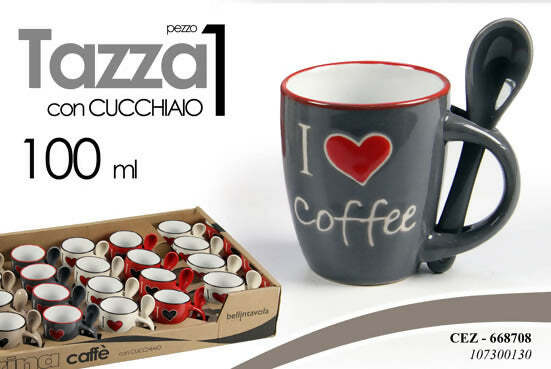 Bellintavola-6-Tazzine-Caffè-I-Love-Coffee-Tazze-Con-Cucchiaio-In-Ceramica-Tazze-Caffè-Cuore-Cuoricino-Ceramica-Con-Porta-Cucchiaio-Set-6-Pz.