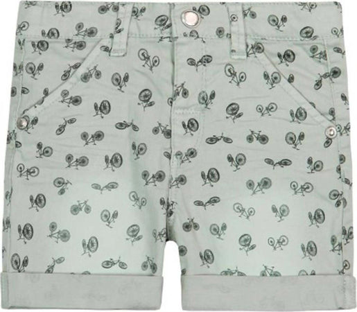 Bermuda Bambino Micro Fantasia Bici Pantaloni Corti Grigi 5 Tasche Pantalone Corto Bimbo Estivo Regolabile pantaloncino baby maschio Piccole Canaglie - Tropea, Commerciovirtuoso.it
