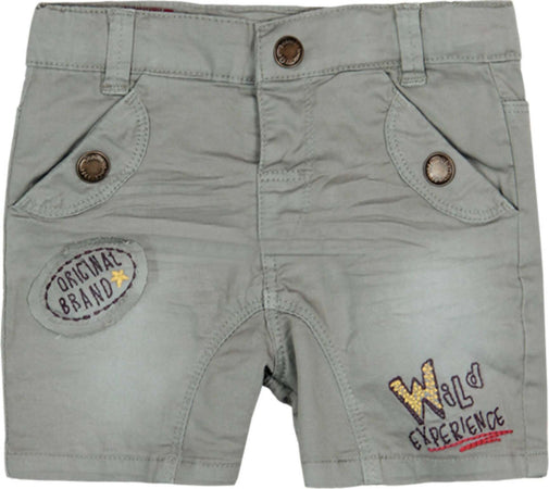 Bermuda Jeans Bimbo Tasche Grighi Pantaloncini Corti Bambino Denim Pantaloni Estivi Corti Bambino Faschion con Doppie Tasche e Scritte Stampate pantaloncino baby maschio Piccole Canaglie - Tropea, Commerciovirtuoso.it