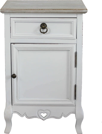 BERNADETTE---mobiletto-1-cassetto-1-anta-in-legno-di-paulownia-shabby-chic-44x34x68-Bianco-Milani-Home