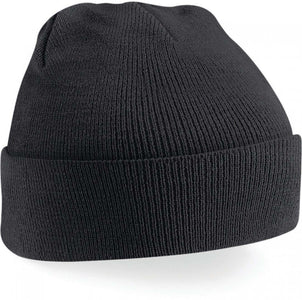 Berretto Original Black con Risvolto Cuffia in Acrilico Invernale Nero