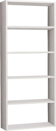 BEVERLY---libreria-in-nobilitato-frassinato-89x30x218-Bianco-Milani-Home