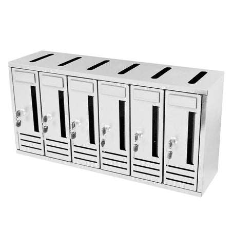 Cassetta postale condominiale componibile da muro buca lettere da esterno in acciaio Made in Italy