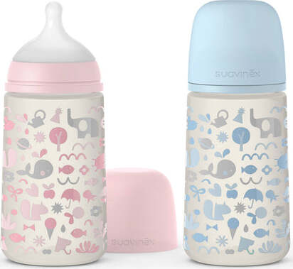 Biberon Suavinex Memories 270 ml Azzurro Prima infanzia/Allattamento e pappa/Allattamento con biberon/Biberon/Biberon in plastica La Casa Del Bebè - Napoli, Commerciovirtuoso.it