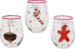 Bicchieri natalizi, decorazioni per cena di Natale h 12 cm, 3 pezzi Casa e cucina/Decorazioni per interni/Addobbi e decorazioni per ricorrenze/Decorazioni natalizie/Oggettistica MagiediNatale.it - Altamura, Commerciovirtuoso.it