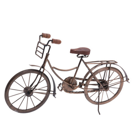 Bicicletta decorativa in metallo decorazione ambienti 47 x 27 cm