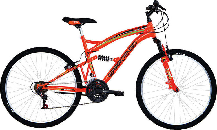 BICICLETTA-'FULL-SUSPENSION'-GIRARDENGO-26---arancio/nero-Masciaghi
