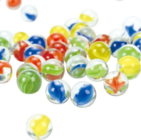 Biglie-Sacchetto-Palline-Di-Vetro-Marmo-Pallina-Biglia-Multicolore-Gioco-Bambini