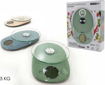 Bilancia Cucina Digitale Fino A 5kg Display Lcd Autospegnimento 3 Colori 690225 Casa e cucina/Utensili da cucina/Bilance Trade Shop italia - Napoli, Commerciovirtuoso.it