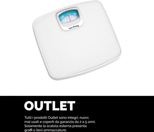 Bilancia Meccanica Pesapersone Inn-114 Innoliving Casa e cucina/Bagno/Accessori per il bagno/Bilance/Bilance pesapersona analogiche Innoliving - Ancona, Commerciovirtuoso.it