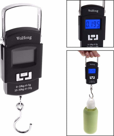 BILANCIA PORTATILE ELETTRONICA PER PESCA CACCIA PESA BAGAGLI 50 KG WH-A08 Moda/Valigie borse e accessori da viaggio/Accessori/Accessori da viaggio/Bilance pesa valigie Trade Shop italia - Napoli, Commerciovirtuoso.it