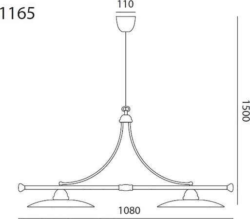 Bilanciere-Toscot-SETTIMELLO-1165-E27-LED-lampadario-sospensione-classica-ottone-maiolica-toscana-interni