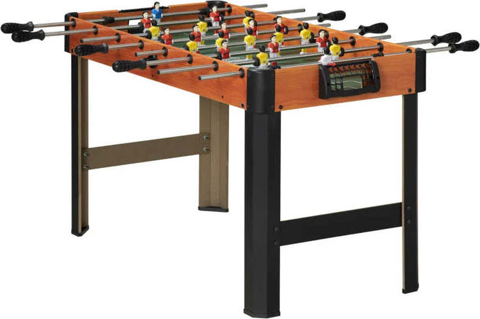 Biliardino-Calcio-Balilla-per-Bambini-con-Manopole-Antiscivolo,-Segnapunti-e-Palline,-118x104x69cm-EP1A70-062V00MXEP1