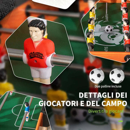 Biliardino-Calcio-Balilla-per-Bambini-con-Manopole-Antiscivolo,-Segnapunti-e-Palline,-118x104x69cm-EP1A70-062V00MXEP1