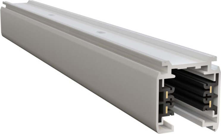 Binario-Moderno-Busbar-Trunkings-Trinity-Alluminio-Bianco-1M