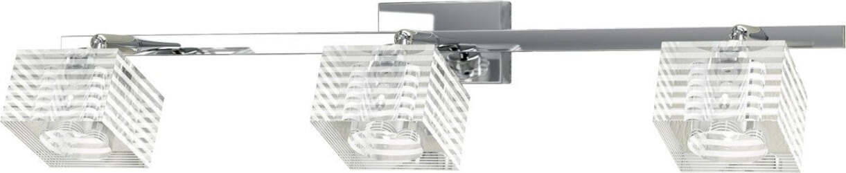 Binario-moderno-Top-Light-METROPOLITAN-1047-F3-G9-LED-metallo-vetro-soffitto-parete-orientabile