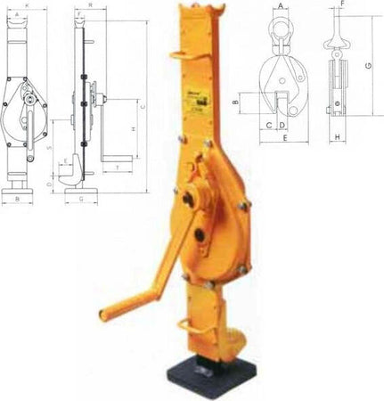 Binda Meccanica A Manovella Novamach Portata Crick Sollevamento Auto e Moto/Attrezzi per veicoli/Attrezzatura d'officina per veicoli/Pedane gru cric e martinetti/Sollevatori idraulici Trade Shop italia - Napoli, Commerciovirtuoso.it