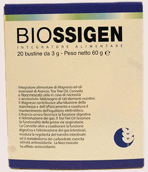 biogroup - Biossigen Integratore Alimentare per Migliorare Il Transito Intestinale Ed Elimina I Gas 20 Bustine
