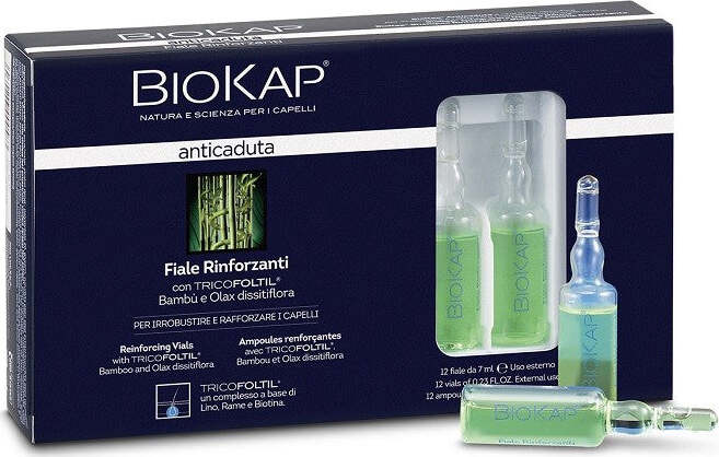 Biokap-Fiale-Anticaduta-Rinforzanti-12-x-7ml-BiosLine