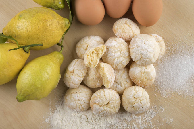 Biscotti al Limone Biologico Artigianali Biscotti Liguri Fatti a Mano 100% Bio 250gr Made in Italy Biscotto Tradizionali Liguria alimentari LiSicily dolci per passione - Alassio, Commerciovirtuoso.it