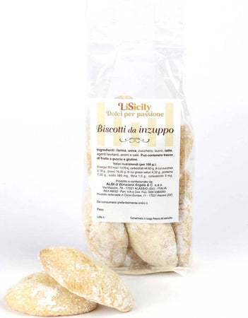 Biscotti Da Inzuppo Artigianali Made in Italy Biscotto Fatto a Mano 100% Italiano 400gr. Biscotti Tradizionali Classici alimenti LiSicily dolci per passione - Alassio, Commerciovirtuoso.it