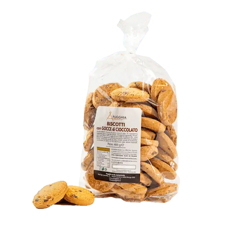 Biscotti Gocce di Cioccolato da 400 g. - Pugghia