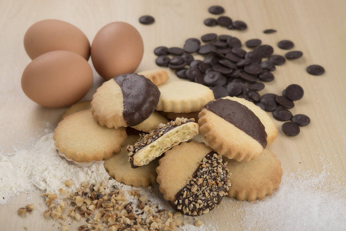 Biscotti pasta frolla Siciliani Glassa al Cioccolato Biscotti Frollini 500gr Fatti a Mano Artigianali Made in Italy alimentari LiSicily dolci per passione - Alassio, Commerciovirtuoso.it