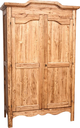 Biscottini-Armadio-Country-in-legno-massello-di-tiglio-finitura-naturale-L127xPR59xH204-cm.-Made-in-Italy