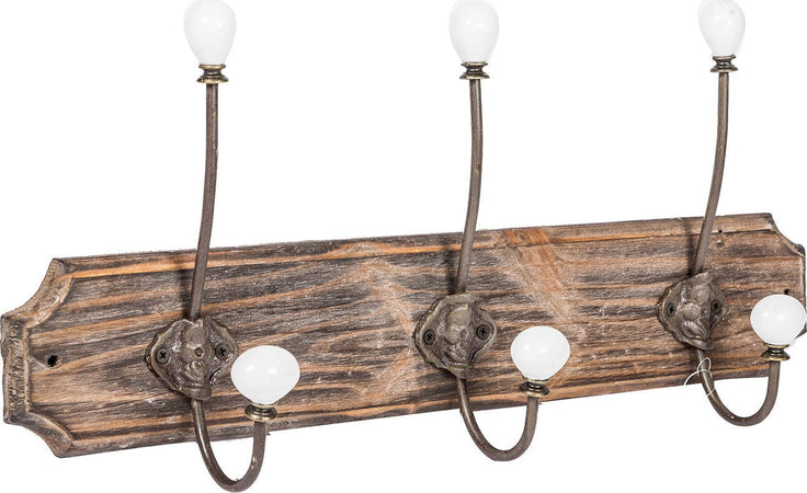 Biscottini-Attaccapanni-da-parete-in-legno-massiccio-e-ferro-forgiato-a-mano-finitura-legno-anticato-50x10x21-cm