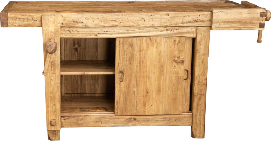 Biscottini-Banco-da-lavoro-Country-in-legno-massello-di-tiglio-finitura-naturale-Made-in-Italy
